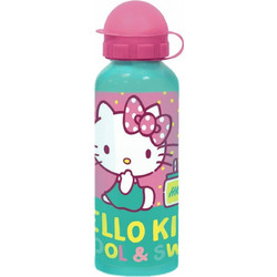 Gim Hello Kitty Παιδικό Μπουκάλι Αλουμινίου BPA Free Πολύχρωμο 520ml