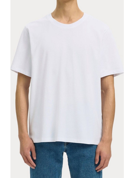 T-SHIRT SELECTED SLMATLAS SS O-NECK TEE NOOS BRIGHT WHITE SELECTED