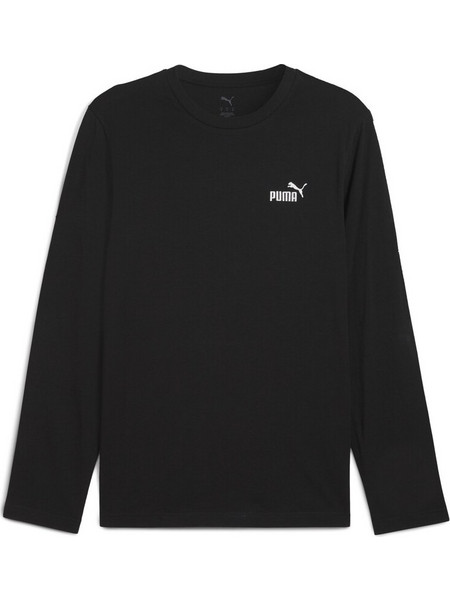 Puma ESS No. 1 Logo Longsleeve Tee Ανδρική Μπλούζα Μακρυμάνικη Μαύρη 682546-01 (682546-01)