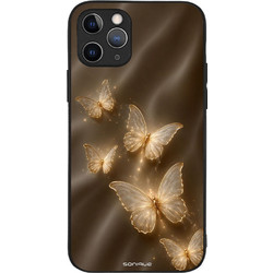 Sonique Diva Series Back Cover Gold Butterflies (iPhone 11 Pro)