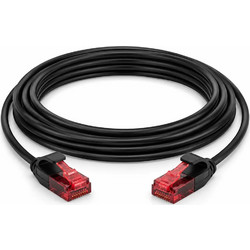 Goobay U/UTP Cat.6 Καλώδιο Δικτύου Ethernet 5m Black 93717
