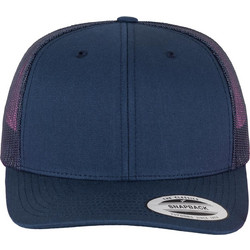 Flexfit Retro Trucker Καπέλο Jockey με Δίχτυ Navy Μπλε