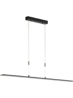Fischer Honsel Metz TW 60016 Κρεμαστό Φωτιστικό Οροφής Μονόφωτο LED Μαύρο