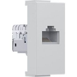 Acaelec Modys Πρίζα Δικτύου χωρίς Θωράκιση RJ45 CAT5e IP20 Ιβουάρ (10101312229)