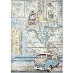 Stamperia Ριζόχαρτο Decoupage A4 (21x29,7cm) Silent Sea van