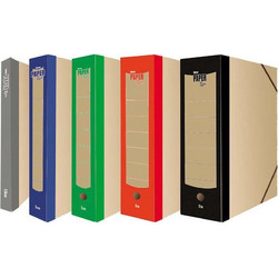 Κουτί με λάστιχο Paper Box 8cm κραφτ