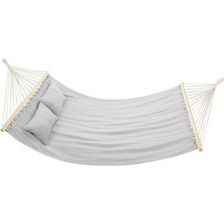 Διπλή Αιώρα 345 x 150 cm Χρώματος Γκρι Bakaji 02814200