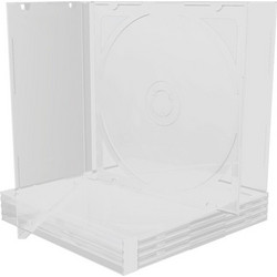 MediaRange CD Jewelcase for 2 discs 10.4mm Transparent tray (MRBOX23-T)