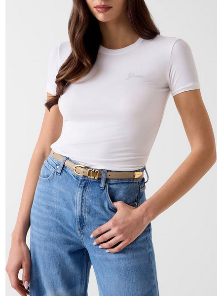 GUESS NEW SS CN MINI LOGO TEE ΜΠΛΟΥΖΑ ΓΥΝΑΙΚΕΙΟ W6YI12K3751-G011 White
