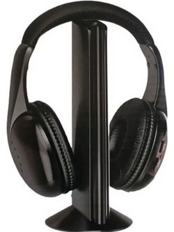 Ezra BW73 Ενσύρματα Ακουστικά Τηλεόρασης Over Ear Μαύρα