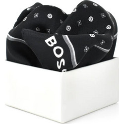 Μαντήλι Τσέπης Μεταξωτό Boss 50556260-001 Μαύρο Boss Μαύρο