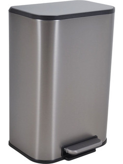 ΚΑΔΟΣ ΑΠΟΡΡΙΜΑΤΩΝ SOUL 12L SOFT CLOSE FINGER PRINT PROOF INOX ΜΑΤ ANKOR 848218