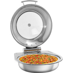 Chafing Dish Flexible στρογγυλό με soft close & παράθυρο ελέγχου 500846