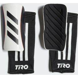 Adidas Tiro League Παιδικές Επικαλαμίδες Ποδοσφαίρου Μαύρες Λευκές GI7685