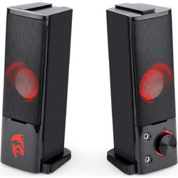 Redragon Orpheus GS550 Ηχεία Υπολογιστή 2.0 6W με RGB Φωτισμό Black