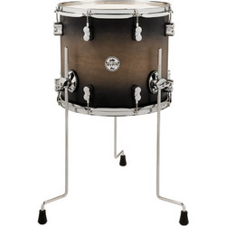 PDP by DW Concept Maple Floor Tom - Satin Charcoal Burst - 14" x 12"