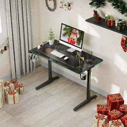 Eureka I44 Gaming Γραφείο Πλαστικό 112x60x76.5cm ERK-GIP-44B