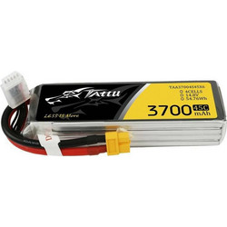 Tattu Μπαταρία Li-Po 45C 4S1P 14.8V 3700mAhΚωδικός: TAA37004S45X6