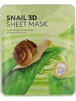 Missha Snail Sheet Μάσκα Προσώπου με Εκχύλισμα Σαλιγκαριού 23gr