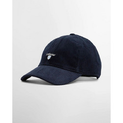 Barbour Preston Cord Ανδρικό Καπέλο Jockey Κοτλέ Navy Μπλε