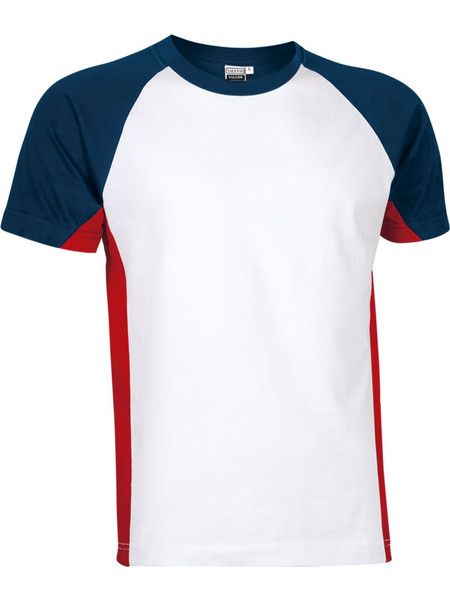 T-Shirt VULCAN Valento CAVAVULBL White-Lotto Red-Orion Navy Blue