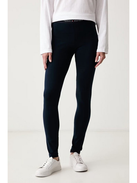 Tommy Hilfiger Γυναικείο Κολάν Βαμβακερό Μπλε UW0UW06618
