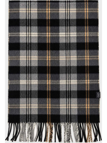 Fynch Hatton Κασκόλ Soft Check - 1609 0520 998 Charcoal