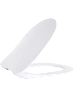 Creavit KC 0903 Καπάκι Λεκάνης D-Shape Πλαστικό Soft Close Λευκό KC0903