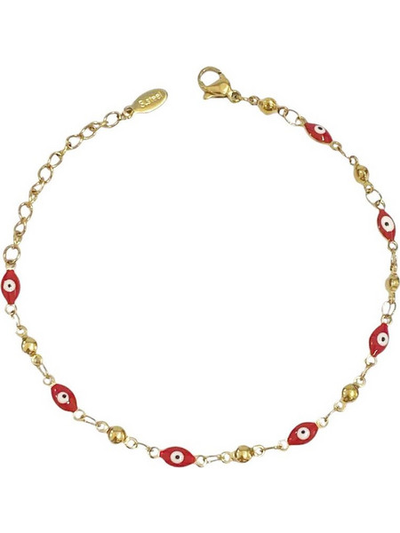 Momoca Βραχιόλι με Ματάκια Κόκκινο BBAY-139252