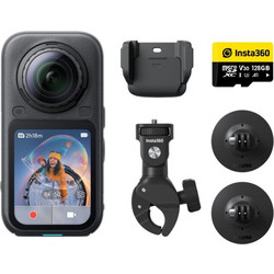 Insta360 X6 Motorcycle Bundle - 8K, 1" Sensors, Triple AI Chip, OLED Display, 360 Action Camera