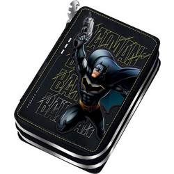 Graffiti Batman Κασετίνα Γεμάτη με 2 Θήκες Μπλε 225331 2022