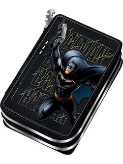 Graffiti Batman Κασετίνα Γεμάτη με 2 Θήκες Μπλε 225331 2022