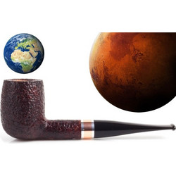 SAVINELLI MARTE MODEL128 RUSTICATA MODEL (P324Z*9) 9mm πίπα καπνού ίσια P324Z9
