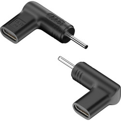 Powertech YX-01 Αντάπτορας Τροφοδοσίας USB-C σε Samsung 3x1.1mm, Μαύρος