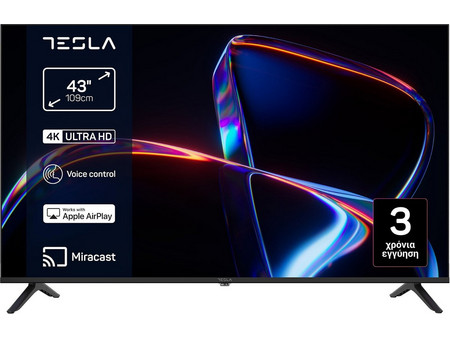 Tesla 43H665BUV Smart Τηλεόραση 43" 4K UHD DLED HDR (2026)