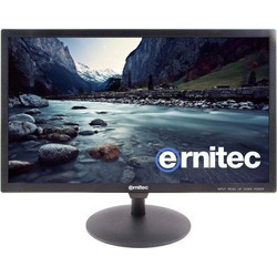 Ernitec Monitor Συστημάτων CCTV Μαύρο (MPN: 0070-24128-POE)