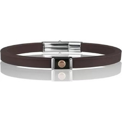 Breil Ανδρικό Βραχιόλι Χειροπέδα από Δέρμα TJ1942