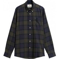 Barbour Fortrose Ανδρικό Πουκάμισο Βαμβακερό Γκρι