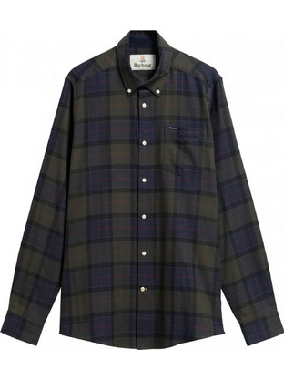 Barbour Fortrose Ανδρικό Πουκάμισο Βαμβακερό Γκρι