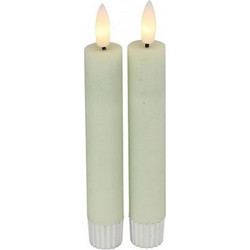 Κερί κηροπηγίου LED/Remote Ctr/Timer 2,2Χ15 μπεζ σ/2