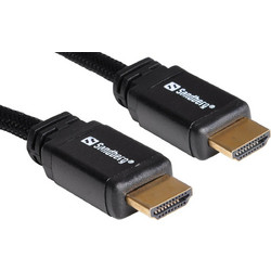 Sandberg Καλώδιο HDMI 2.0 Braided HDMI Male to HDMI Male 5m Black