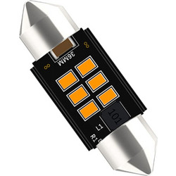 VenCore 3216-10146 - C5W Festoon CanBus Gen4 36mm - Λάμπα LED Σωληνωτή για Βάση C5W 36mm Festoon CanBus Gen4 6 SMD 3020 2W 290 Lumen 8-48 Volt Πορτοκα