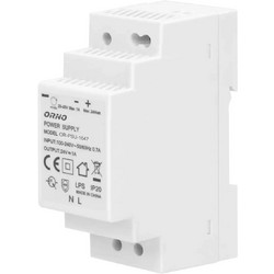 Τροφοδοτικό ράγας 24V DC 2A, 24W IP 20 Τάση εισόδου 100-230 V AC - Orno (OR-PSU-1647) 28125