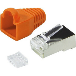 Βύσμα Δικτύου Logilink Plug Connector CAT.6 RJ45 100pcs, orange