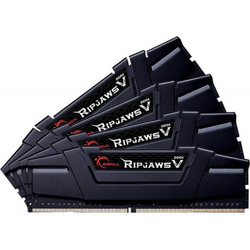 G.Skill Ripjaws V 64GB (4X16GB) DDR4 RAM 3600MHz Black F4-3600C16Q-64GVKC