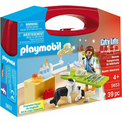 Playmobil City Life Βαλιτσάκι Κτηνιατρείο για 4+ Ετών 5653