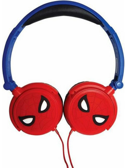 Lexibook Spider-Man Ενσύρματα Παιδικά Ακουστικά On Ear Μπλε Κόκκινα