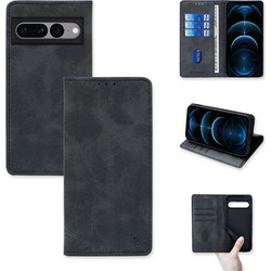 Sonique Vintage Magnet Wallet Θήκη Πορτοφόλι Μαύρο (Google Pixel 7 Pro)