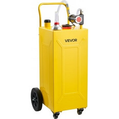 VEVOR 113,6L Diesel Caddy, Carbon Steel, Φορητή Δεξαμενή Μεταφοράς Πετρελαίου με Ηλεκτρική Αντλία & 4 Τροχούς, Δοχείο Μεταφοράς, για Τρακτέρ, Περονοφόρα, Φορτωτές, Αγροτικό Εξοπλισμό, Κίτρινο