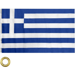 Σημαία ελληνική υφασμάτινη για κοντάρι 120x180cm Homie 116310